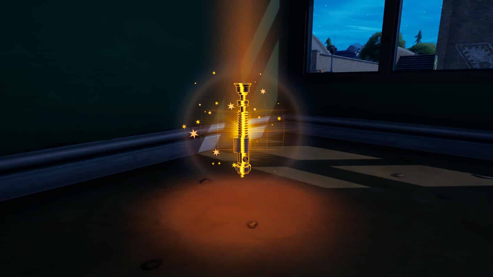 A Lightsaber location in Fortnite Chapter 3