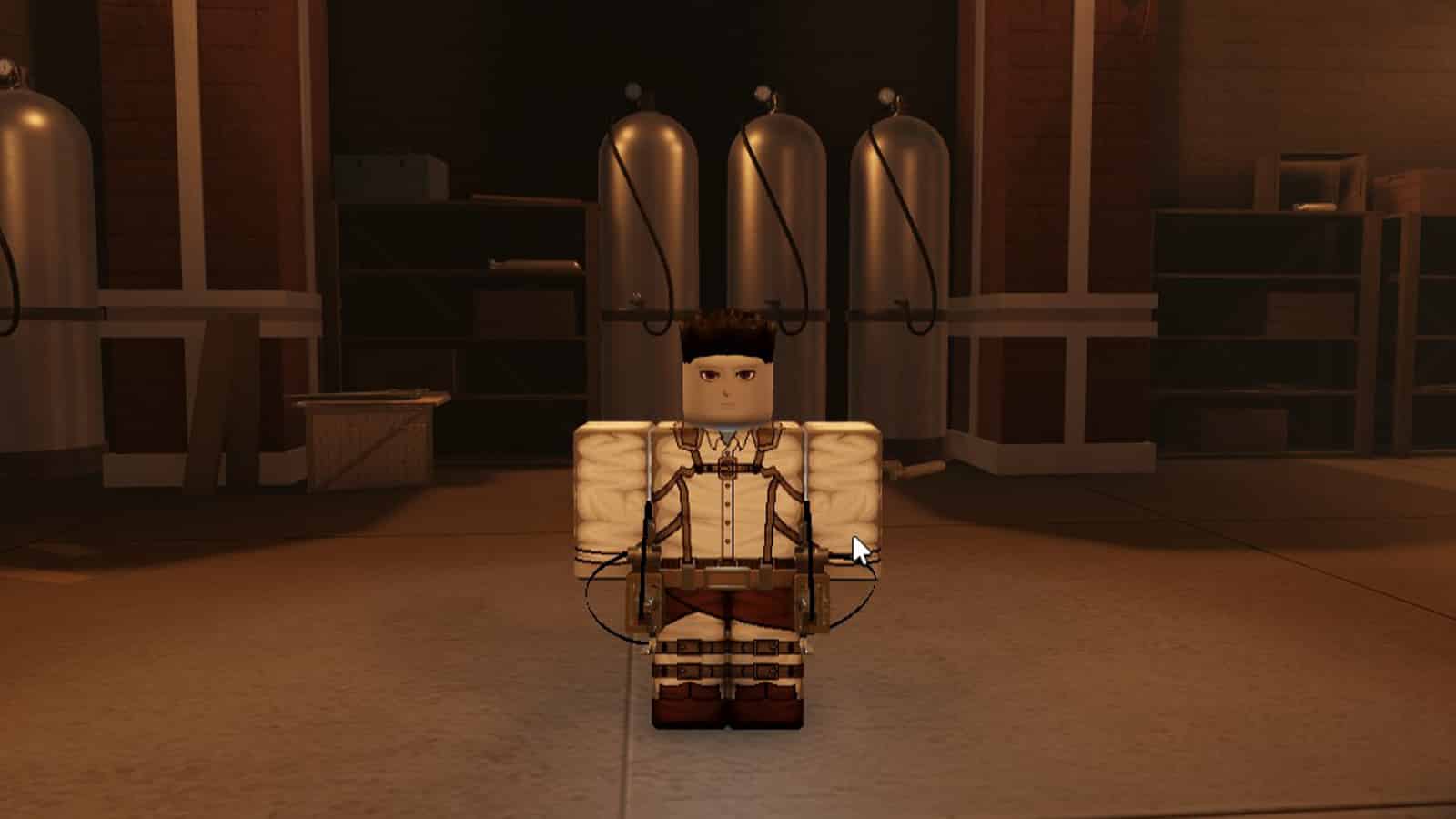 An image of a character from Titanage in Roblox