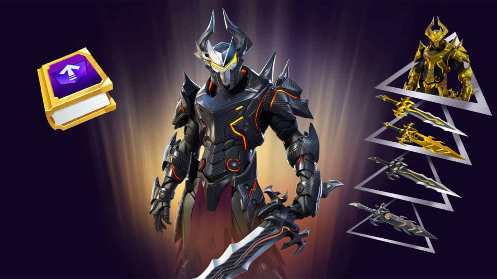 A screenshot of the Omega Knight Quests Bundle in Fortnite