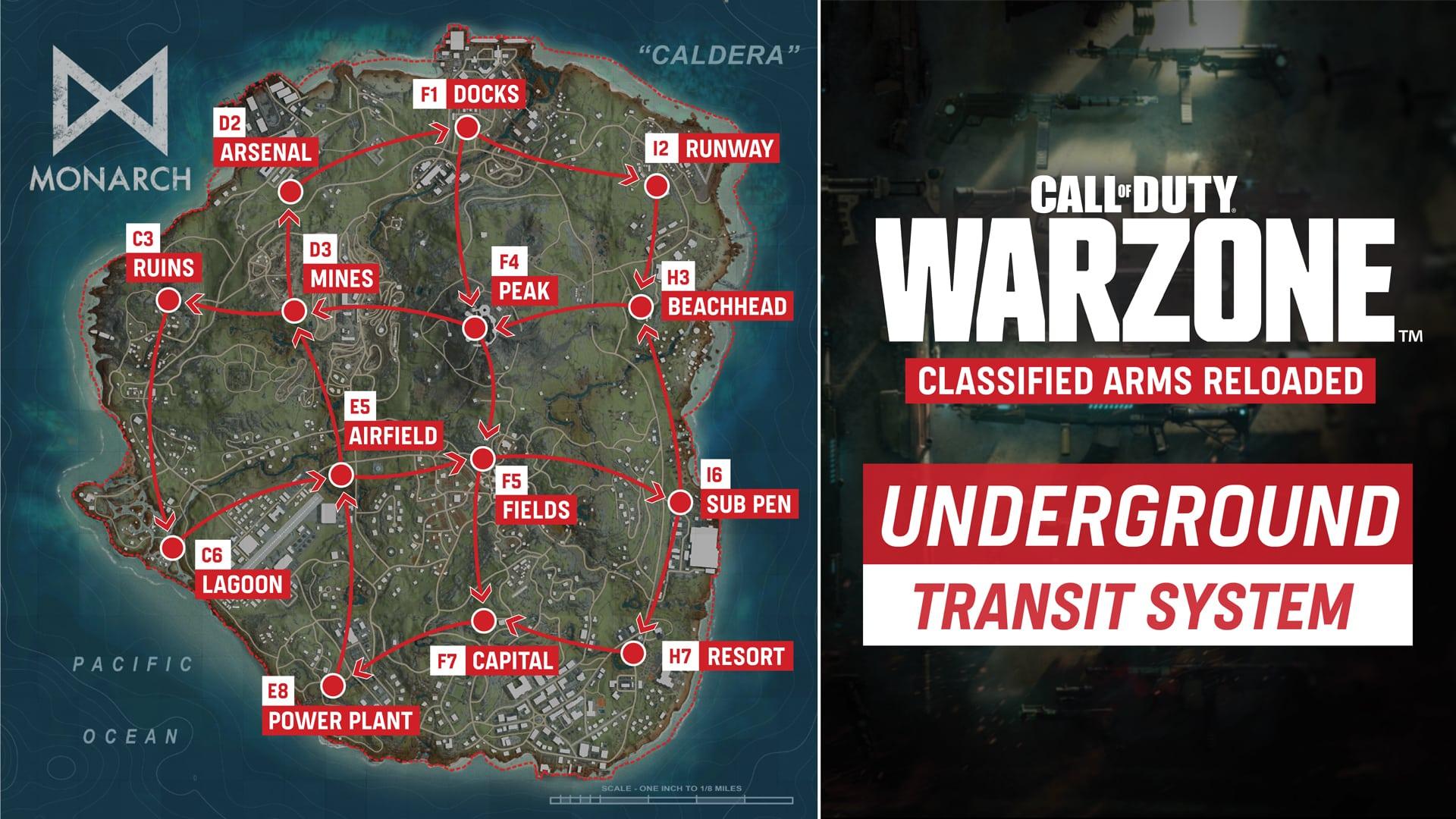 Warzone Season 3 Reloaded fast travel system