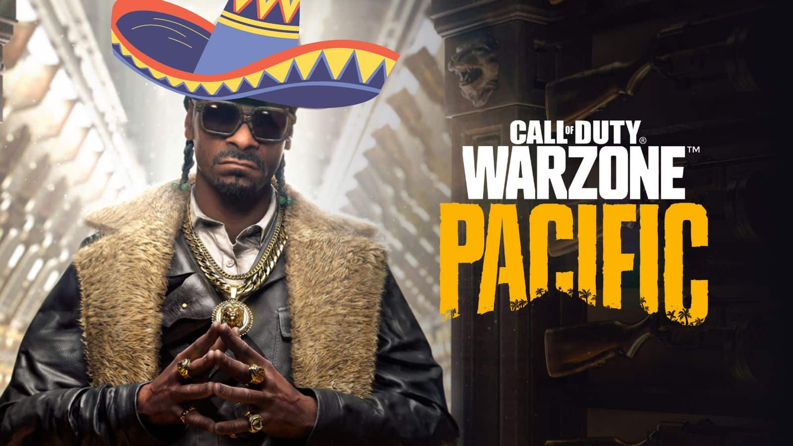 snoop dogg in warzone with mariachi hat