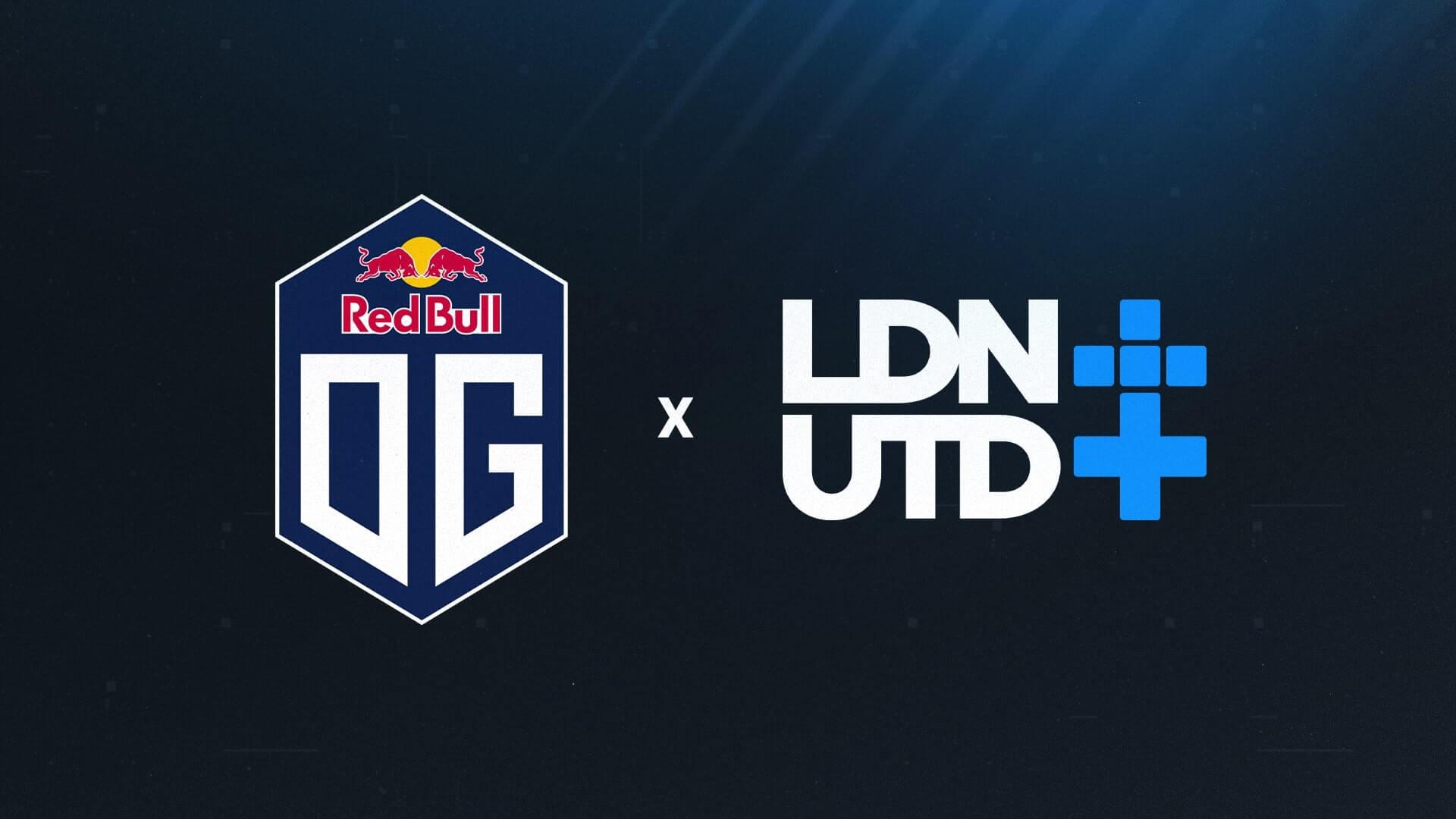 LDN UTD logo and OG Esports logo side by sideA