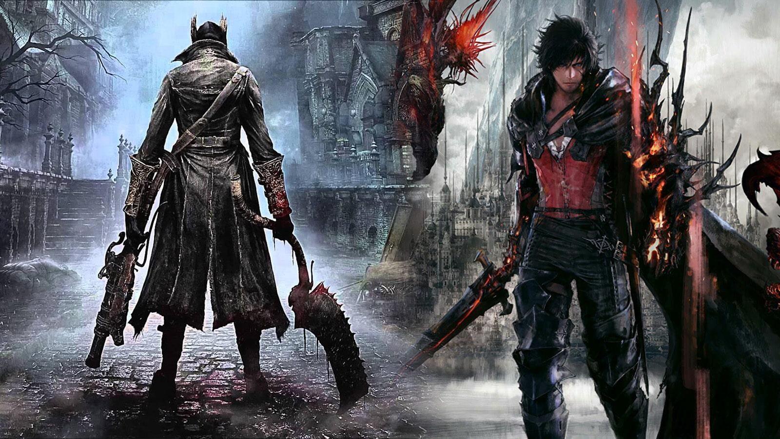 Bloodborne hunter with FF16 character