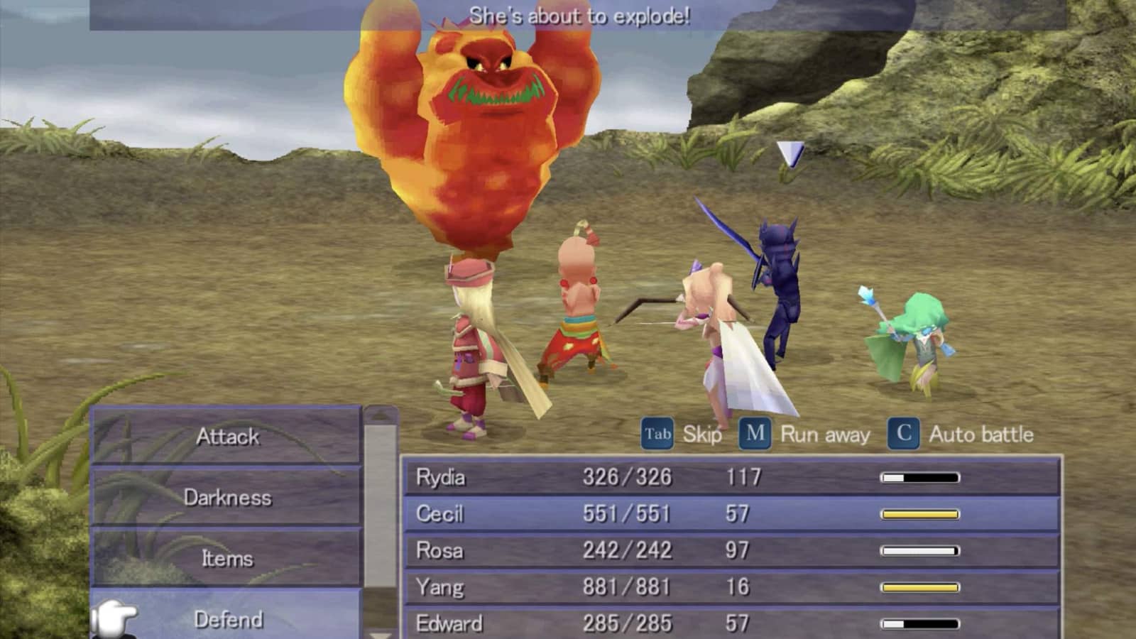 Final Fantasy 4 gameplay