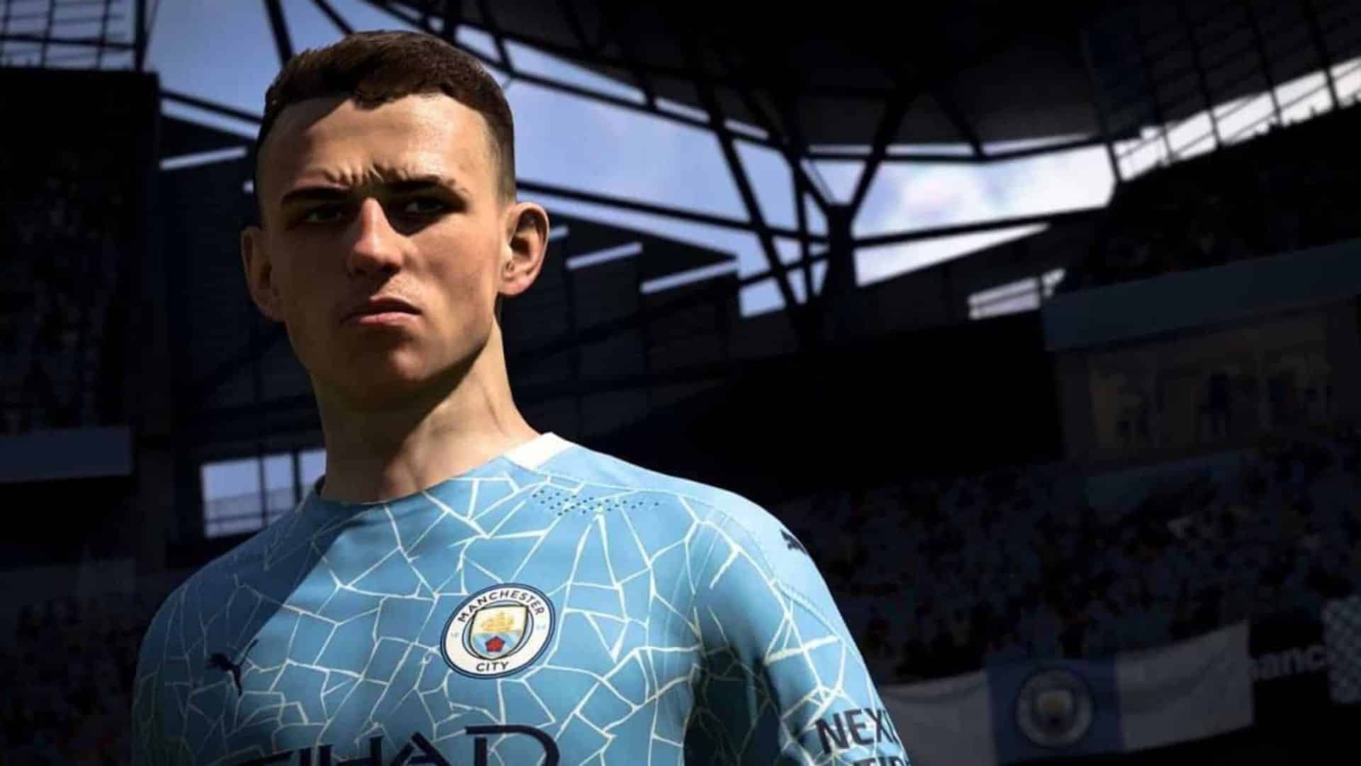 phil foden staring into the camera in fifa 22