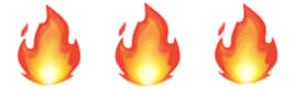 Fire emojis