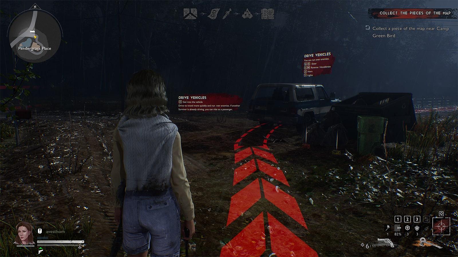 An image from the tutorial of Evil Dead The Game