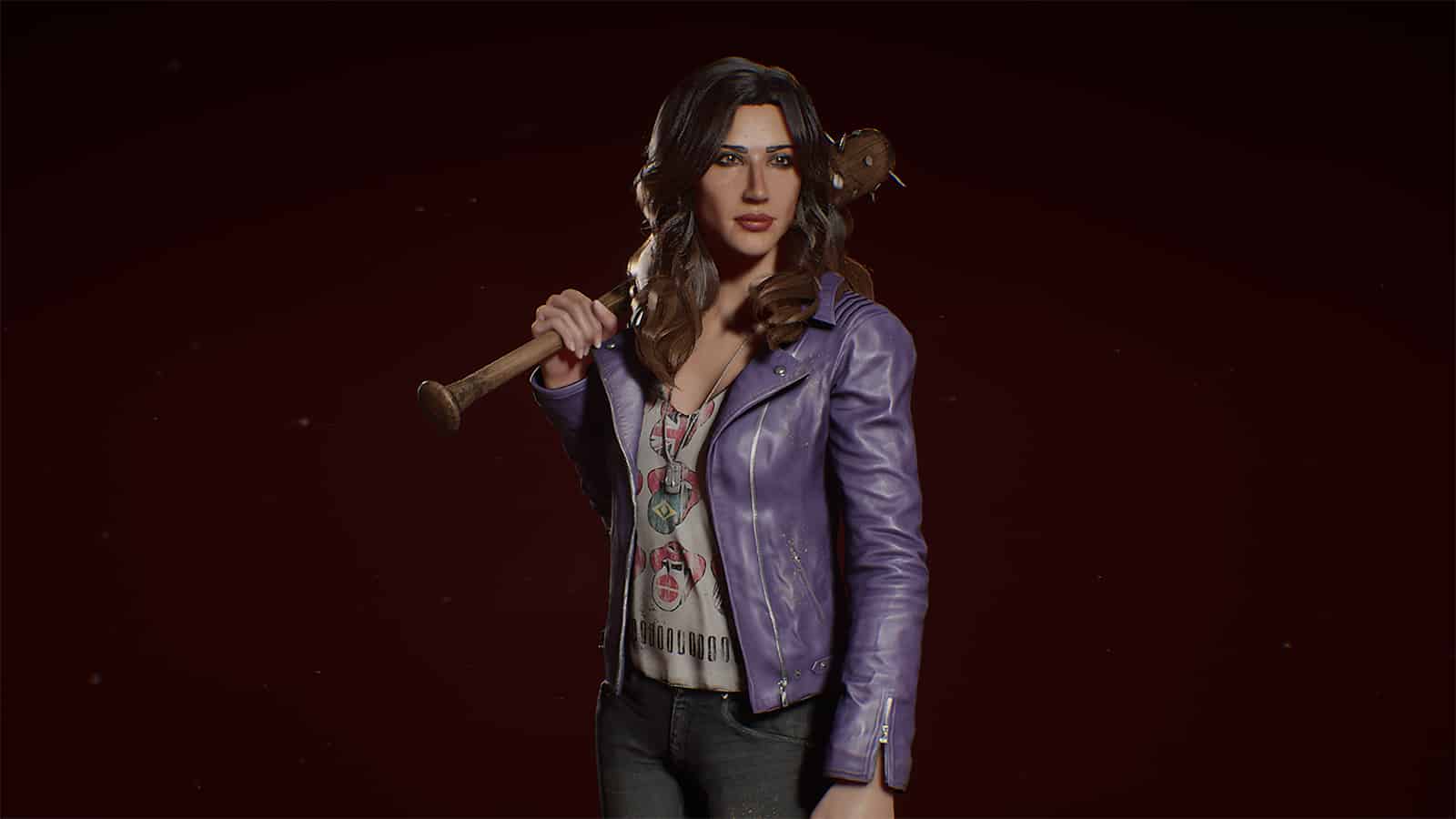Kelly Maxwell, a Hunter class character in Evil Dead The Game