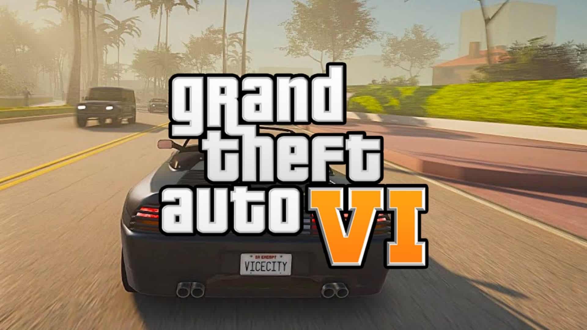 GTA 6 logo on vice city screenshot