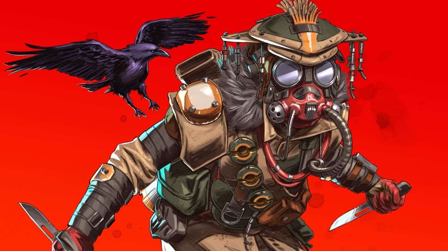 apex legends bloodhound with crow