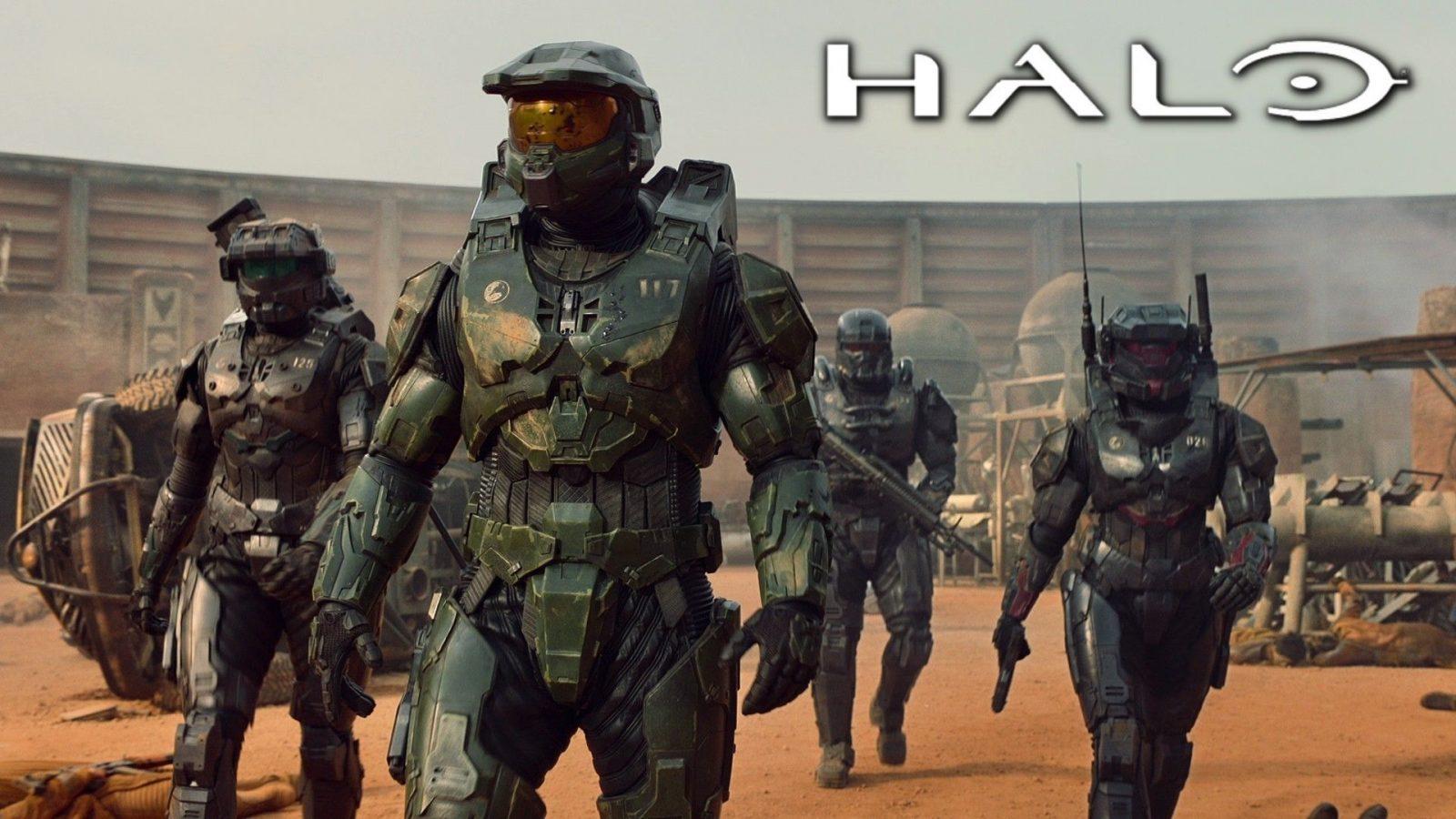 unsc walking together in halo tv series