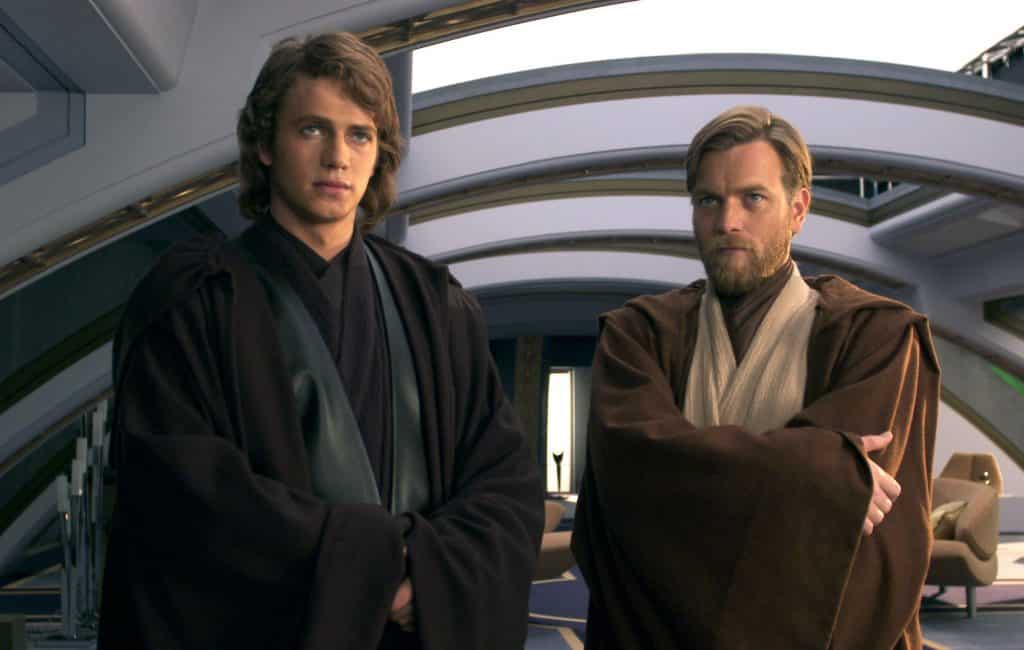 Hayden Christensen and Ewan McGregor in Star Wars: Revenge of the Sith (Episode III)
