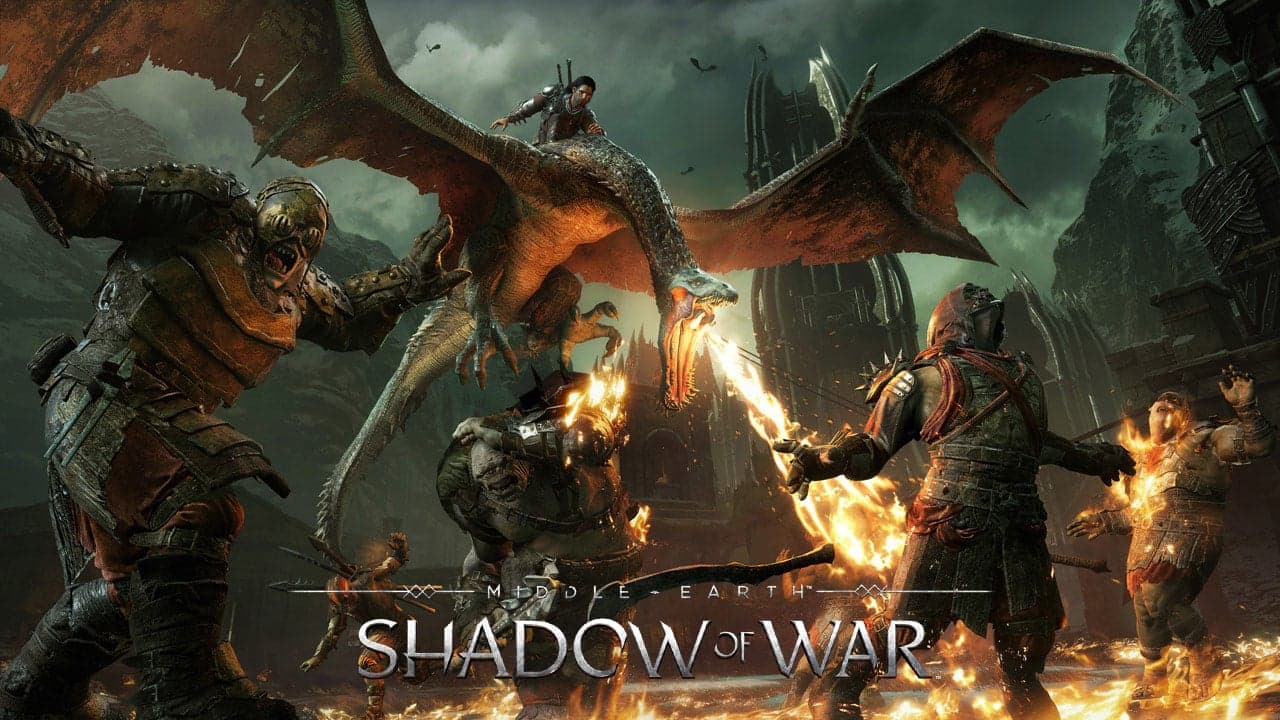 Shadow of War protagonist on a dragon
