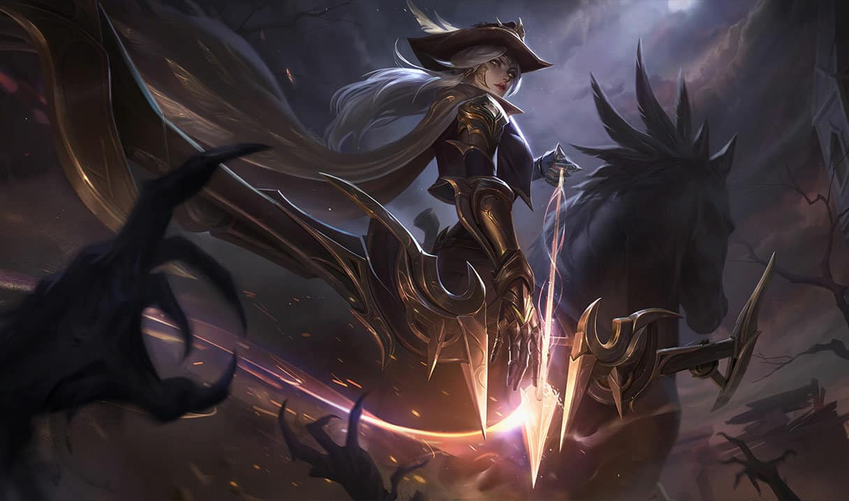 league of legends lol high noon ashe skin