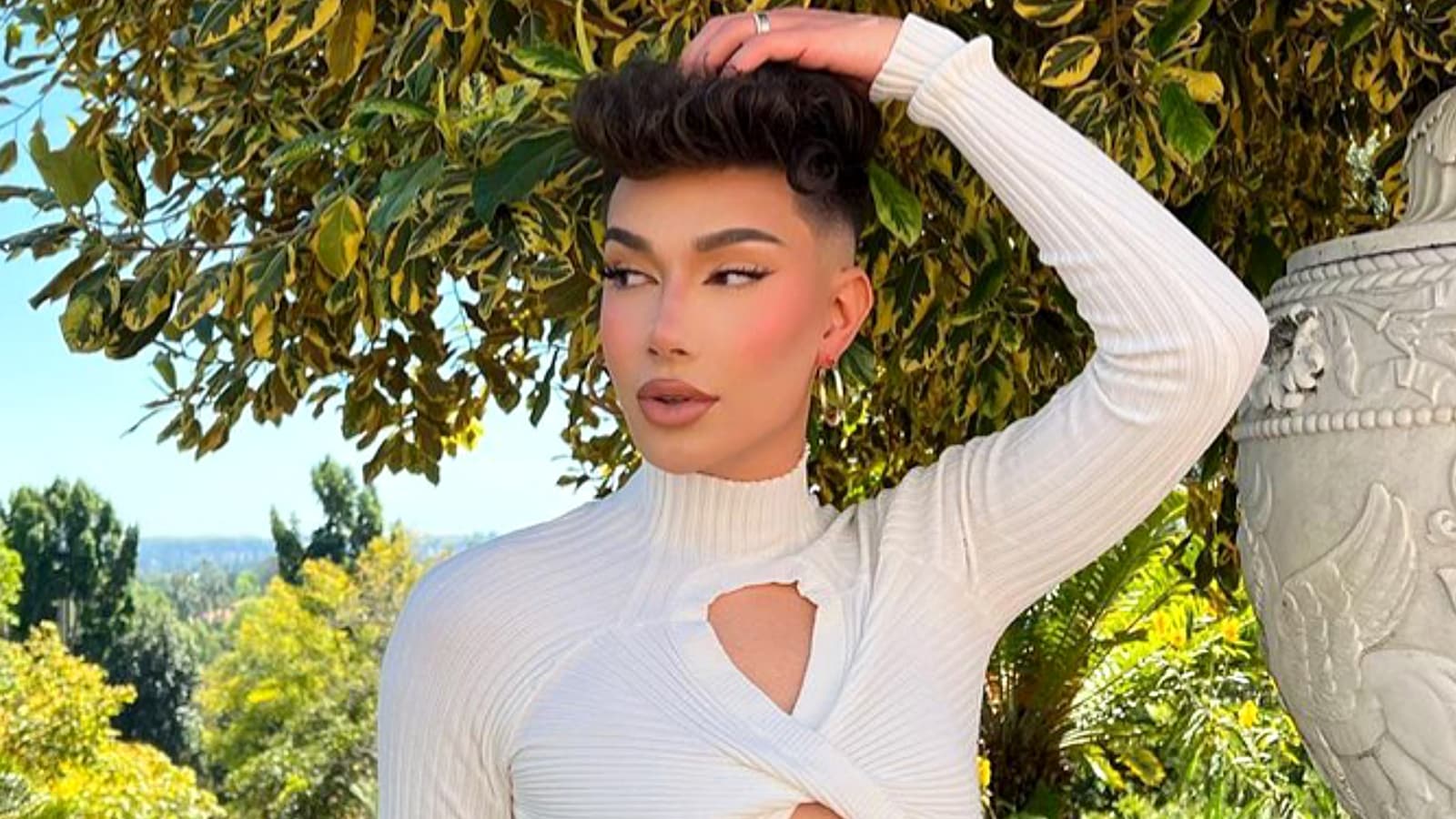 James Charles posing for a picture