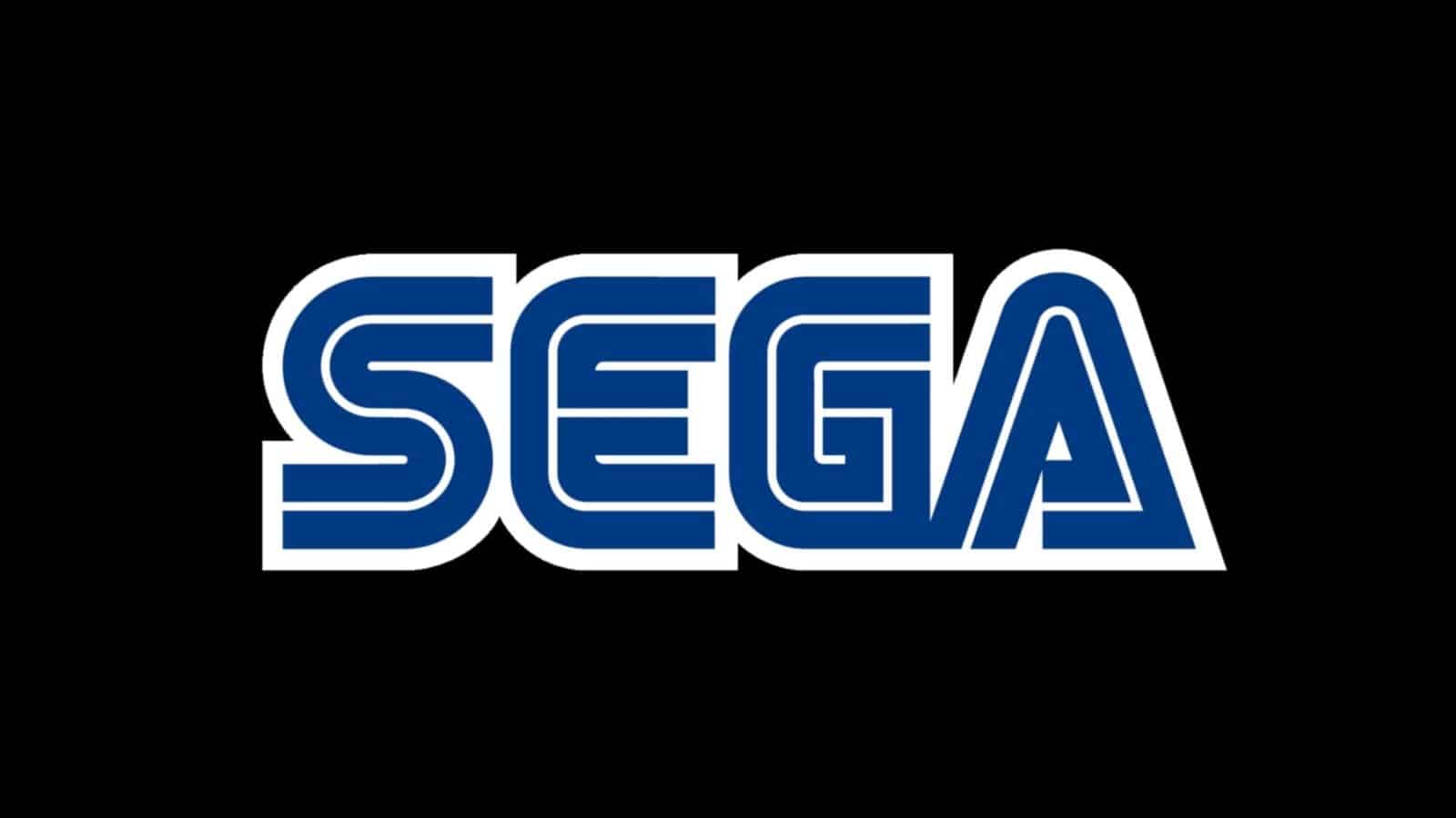 sega logo on black background header image