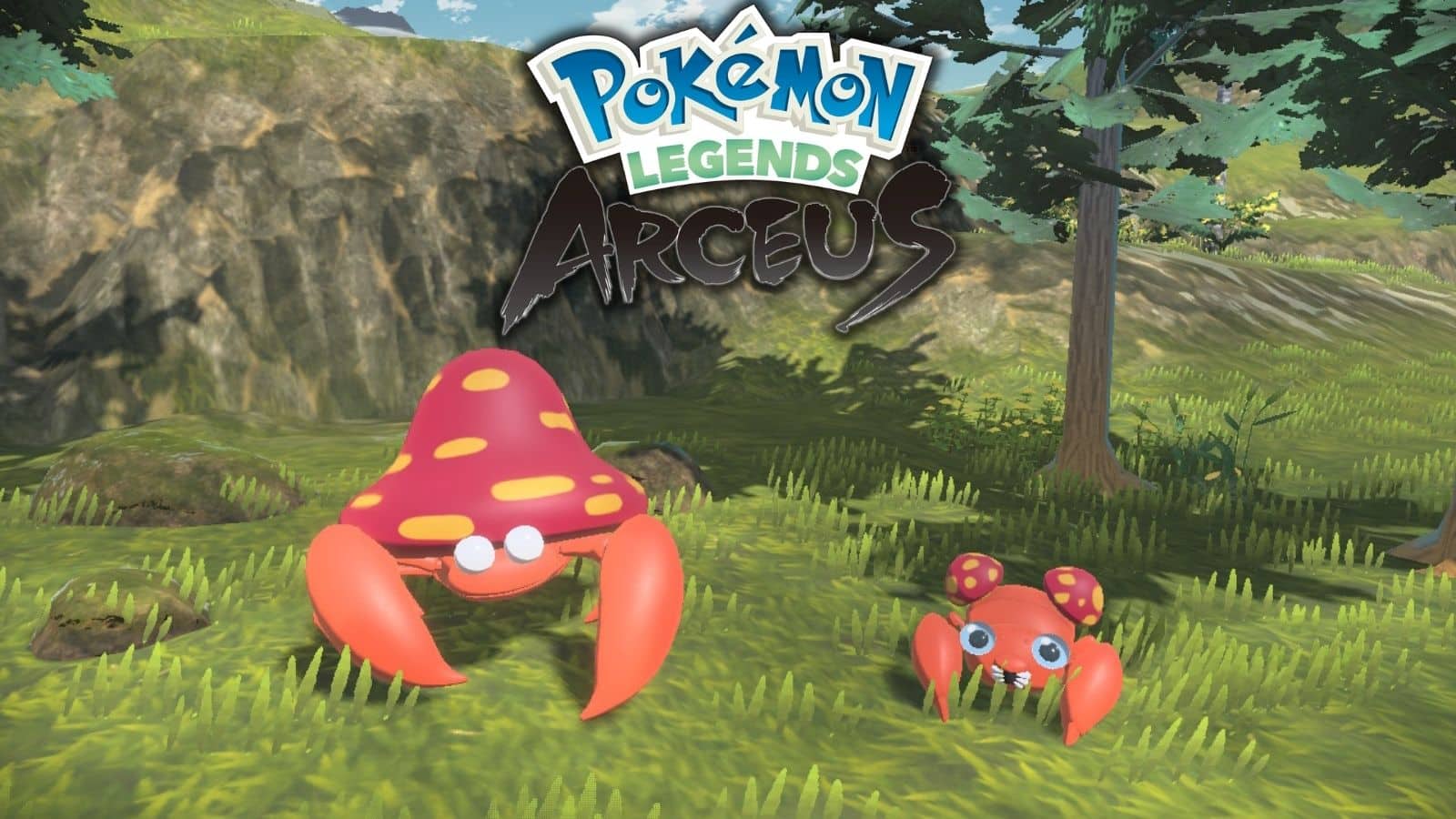 pokemon legends arceus parasect and paras header