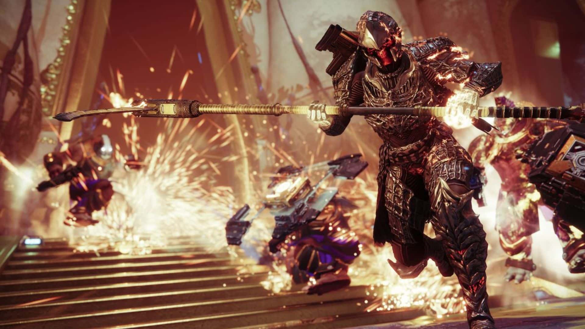 destiny 2 players battling in crucible match