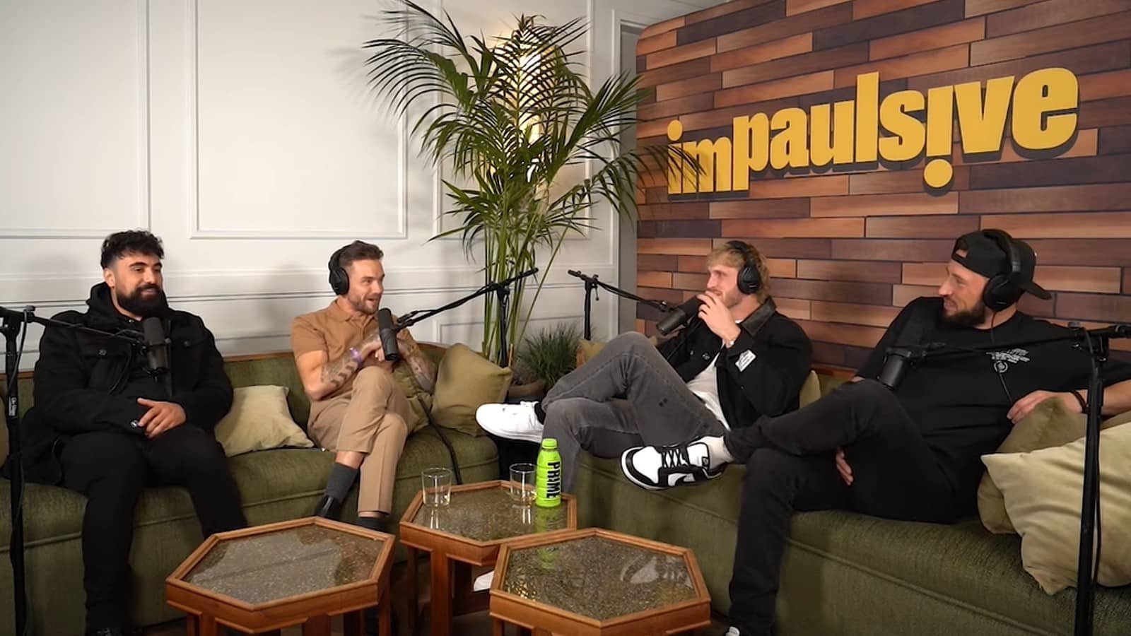 Screenshot from Logan Paul's IMPAULSIVE podcast with Liam Payne