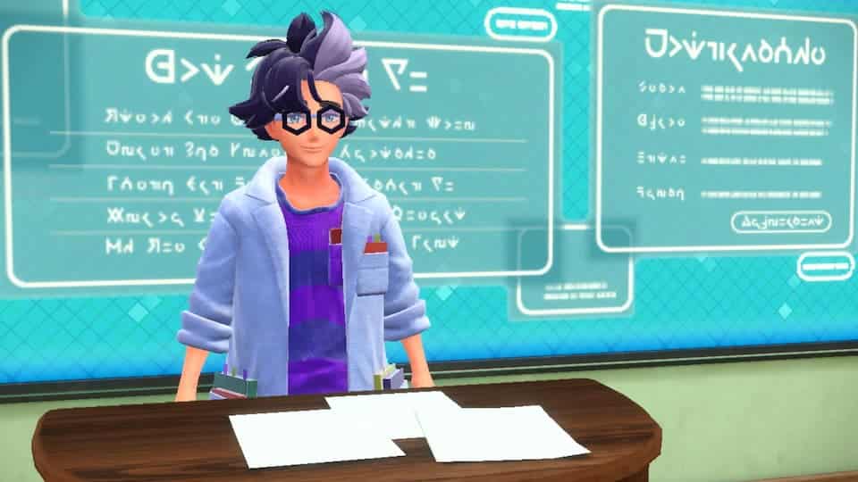 pokemon scarlet and violet teacher jacq