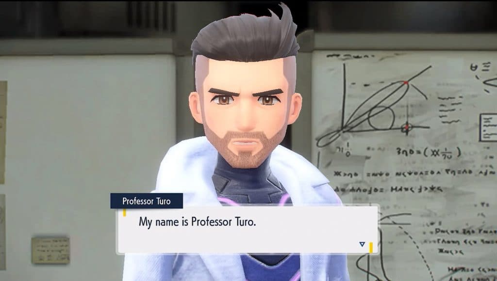 pokemon scarlet and violet professor turo introduction
