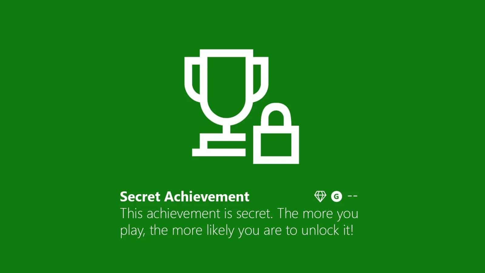secret achievement xbox