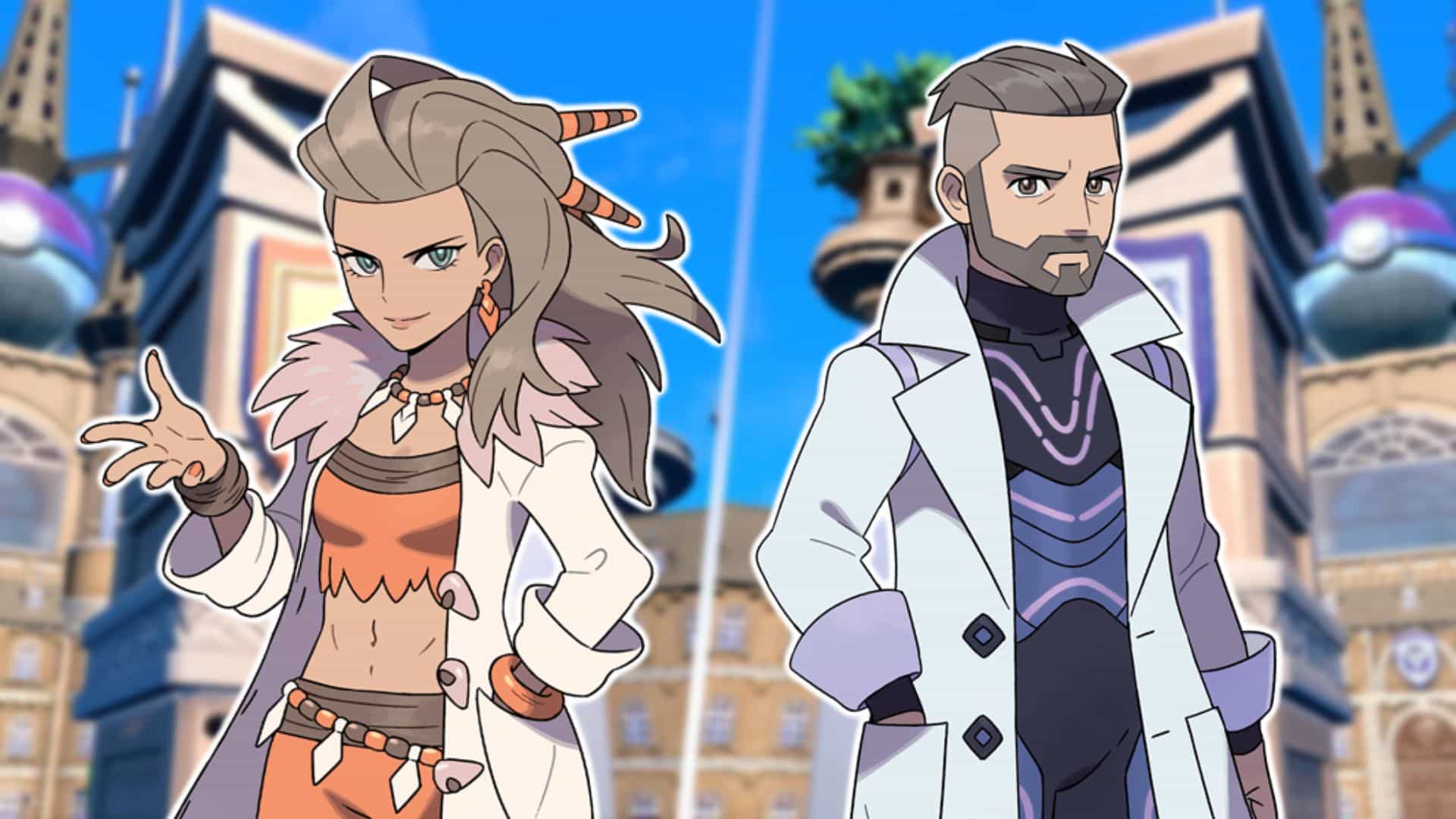 Professor sada and professor turo in pokemon scarlet and violet