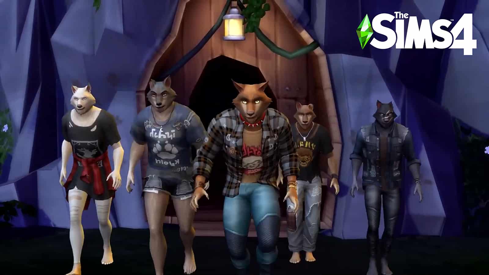 Werewolves in The Sims 4 Game Pack