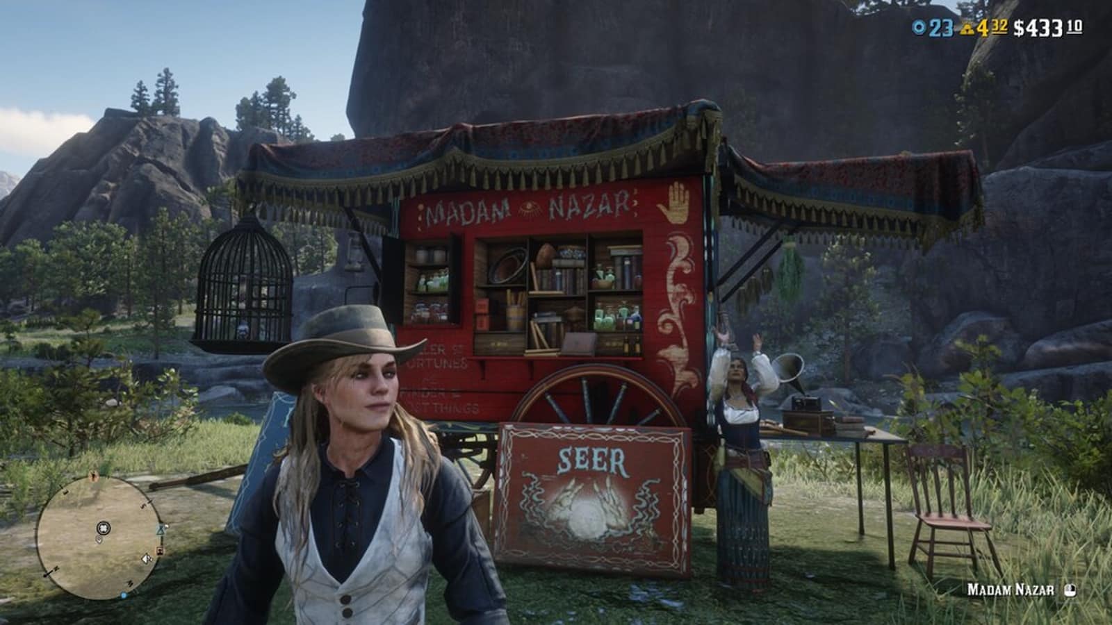 Madam Nazar's caravan