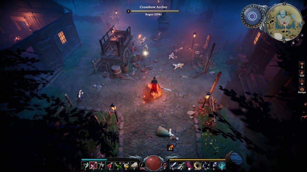 V Rising screenshot showing combat