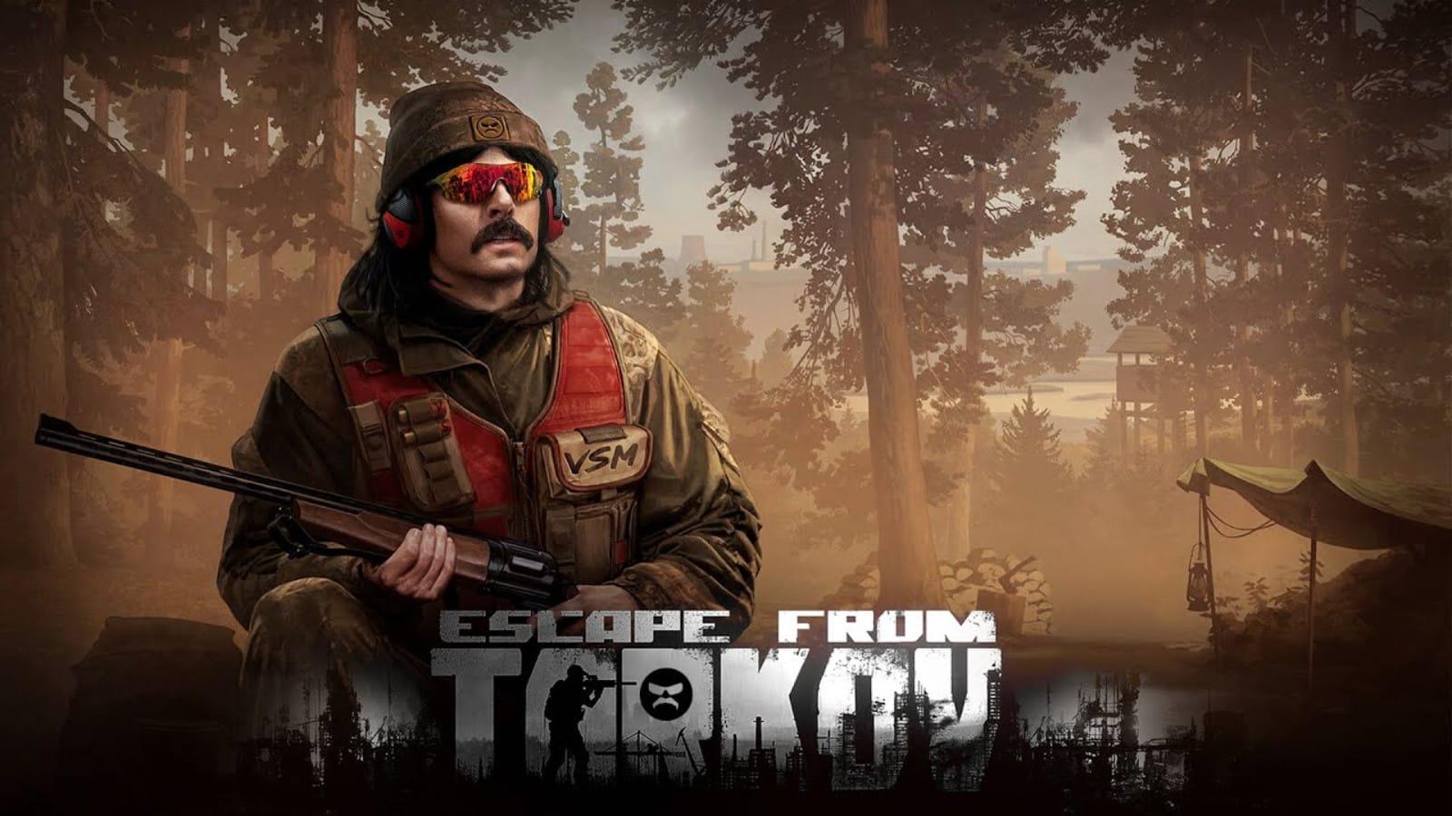 Dr Disrespect in escape from tarkov