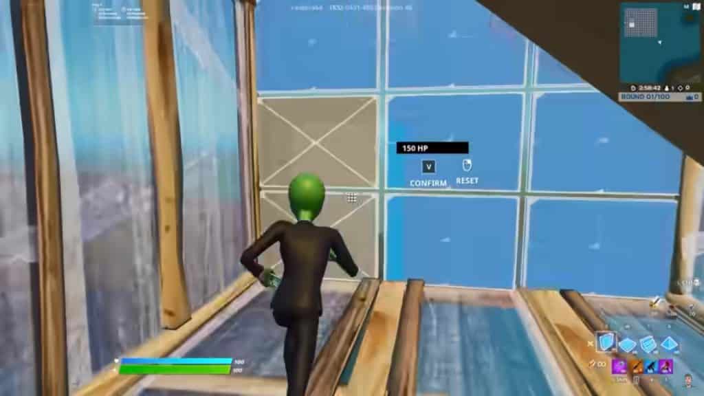 Fortnite player tunneling