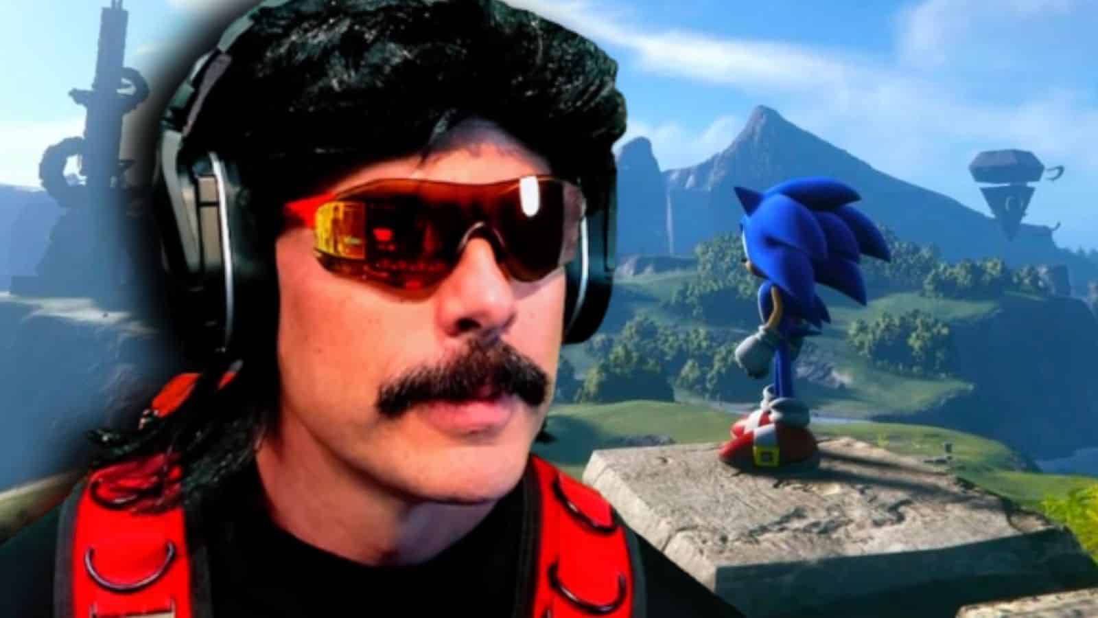 dr disrespect sonic frontiers key art