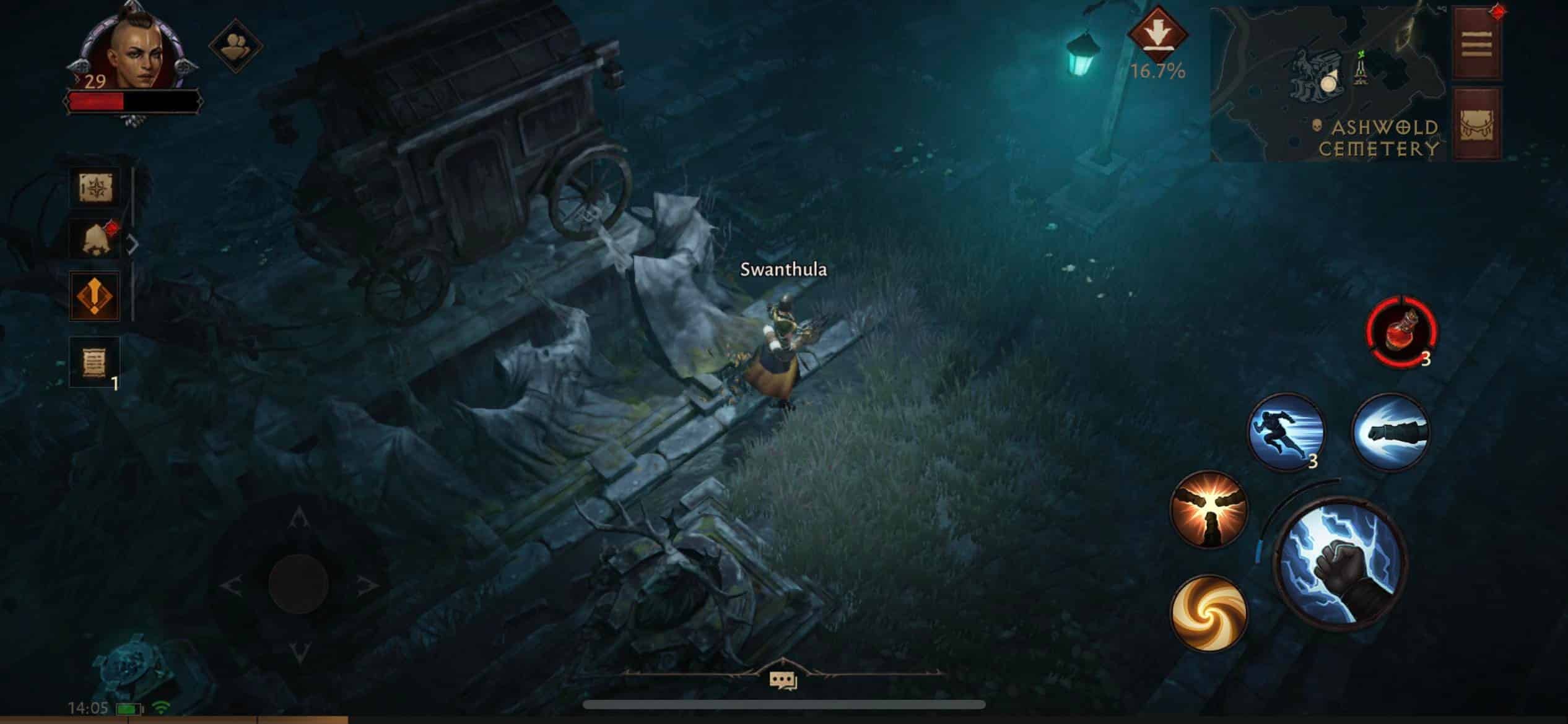 diablo immortal haunted carriage spawn location ashwold manor carriage landing