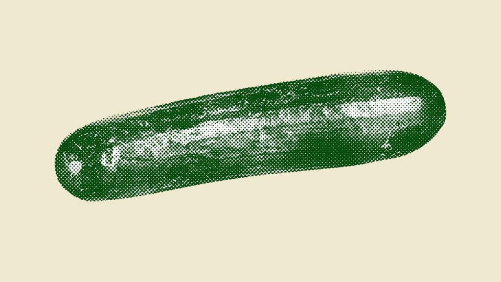 cucumber halftone