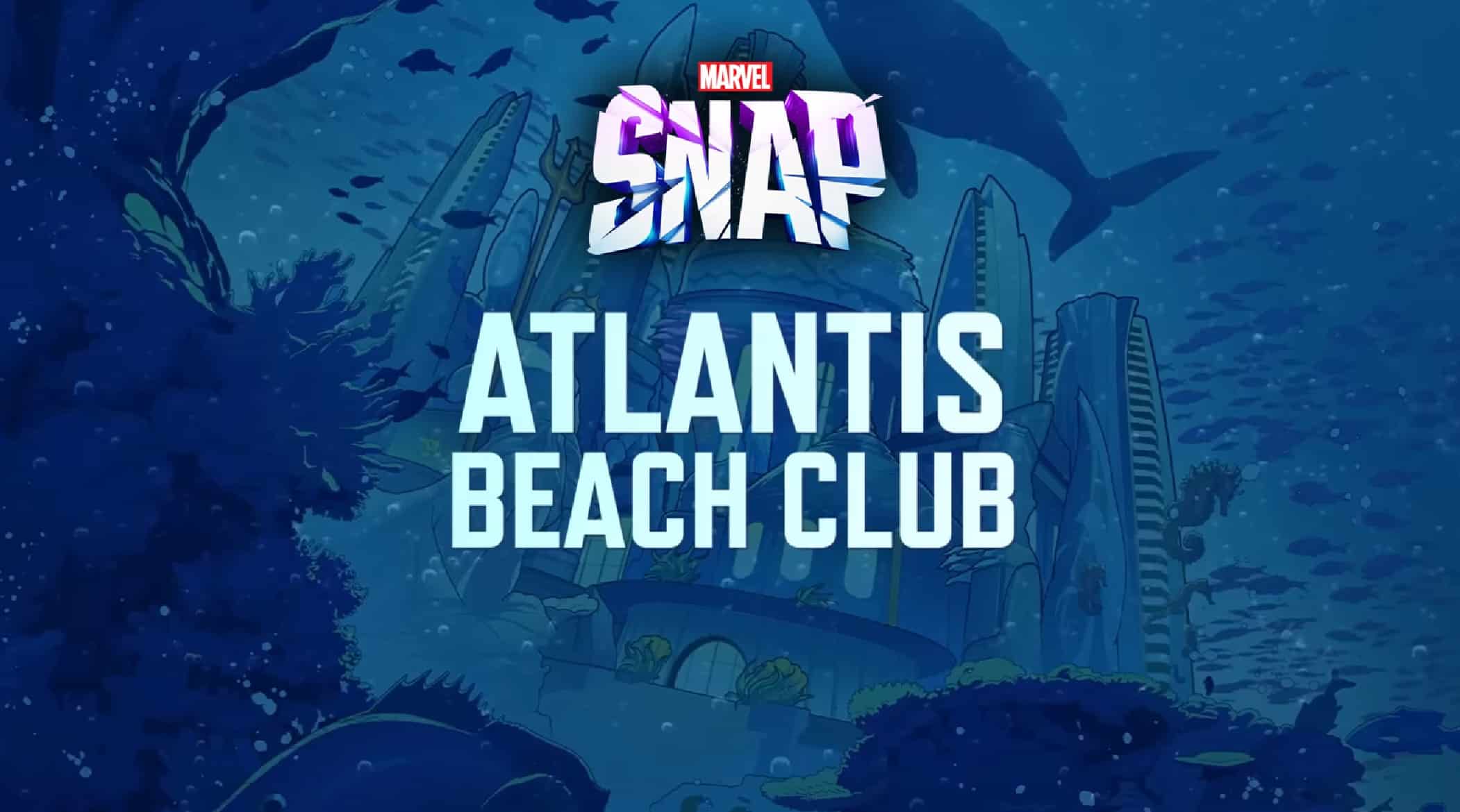 Marvel Snap Atlantis Beach Club artwork