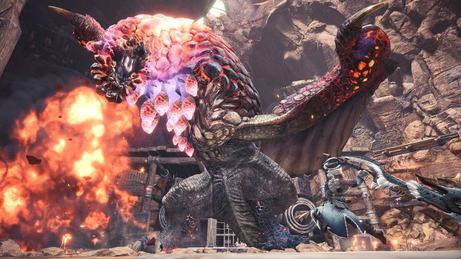 An image of the Seething Bazelgeuse monster.