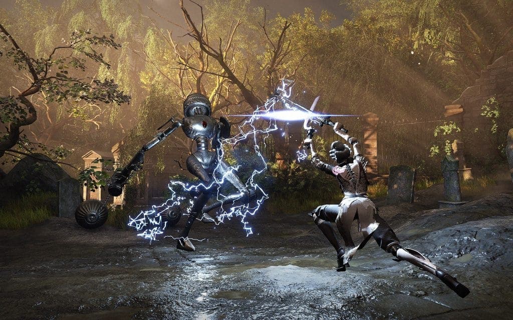Steelrising screenshot showcasing combat