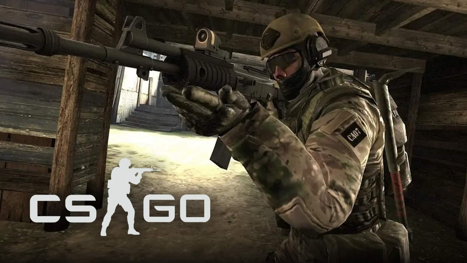 CSGO CT character holding M4A1-S