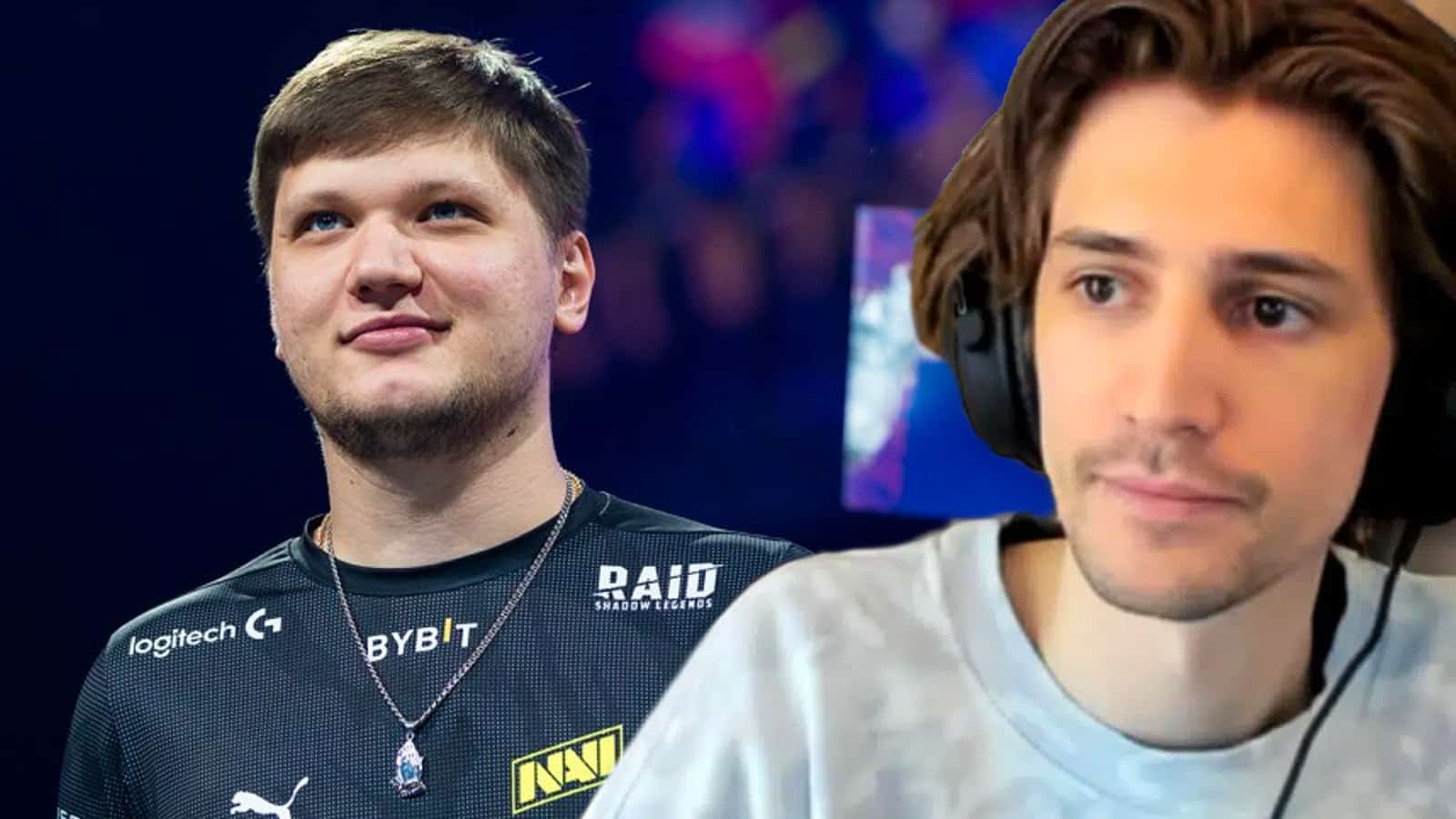 xQc and s1mple