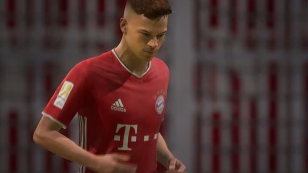 Kimmich playing for Bayern in FIFA