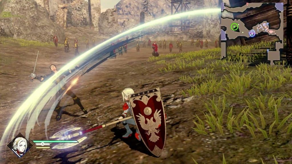 Fire Emblem Warriors: Three Hopes screenshot showing melee combat