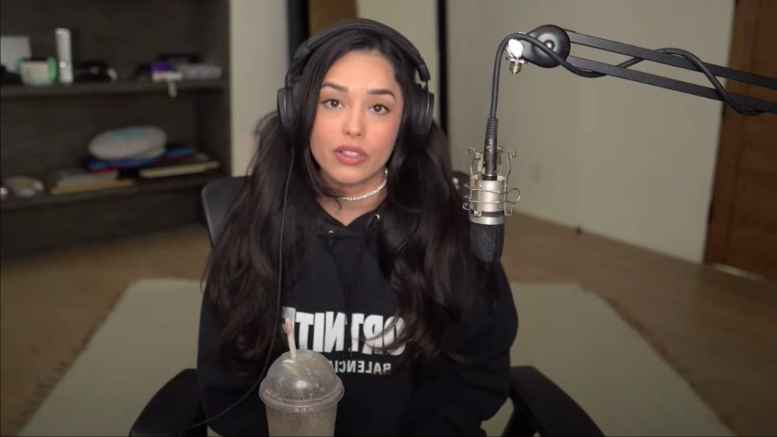 Image of Valkyrae on her recent YT video
