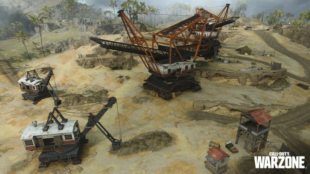 Dig Site in in Warzone Pacific Season 4