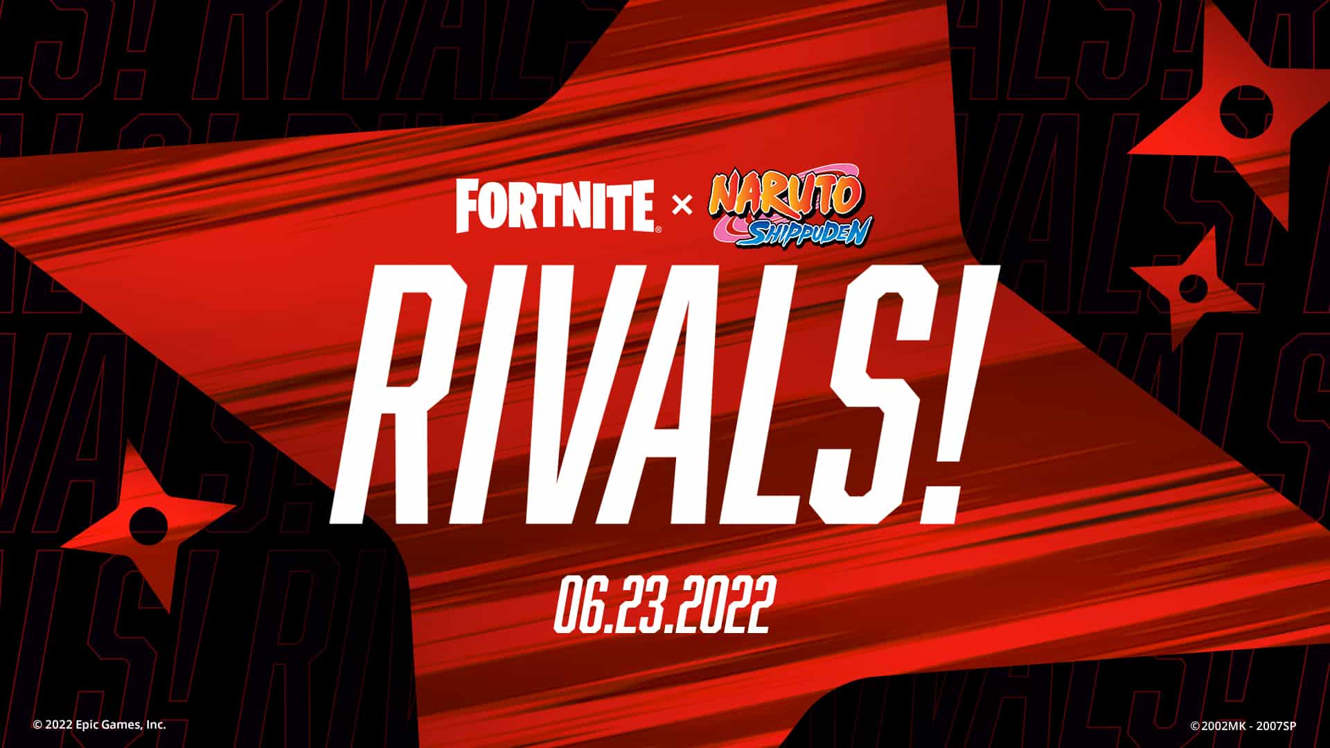 cover art for Naruto's Rivals joining Fortnite
