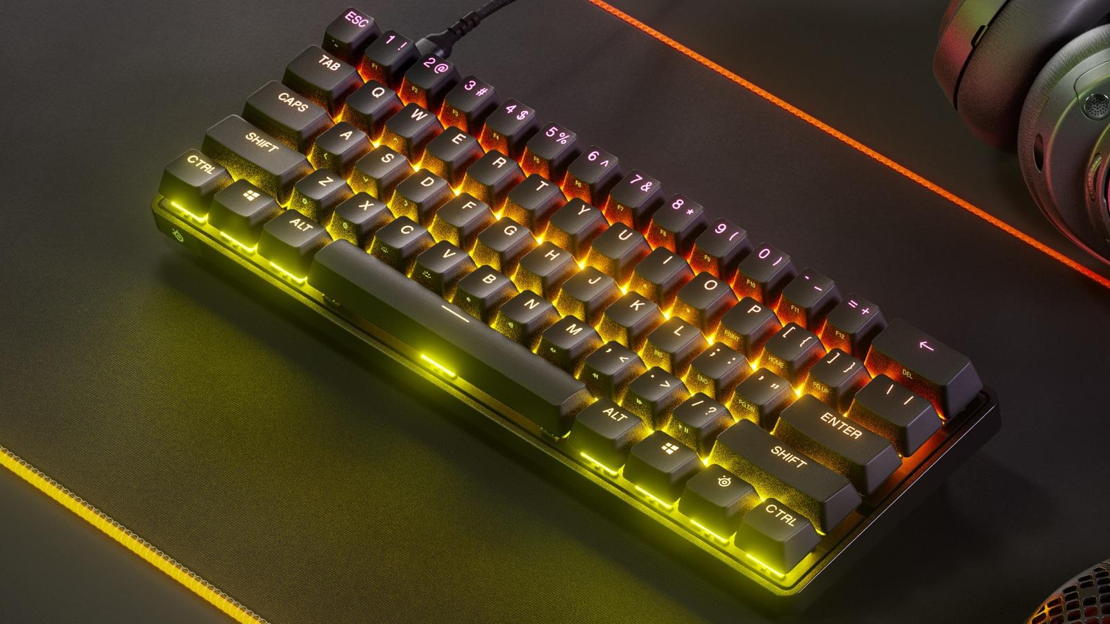 Steel Series Keyboard QWERTY Backlit Keyboard Steelseries Apex 7 Tkl