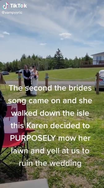 wedding ruined by karen.