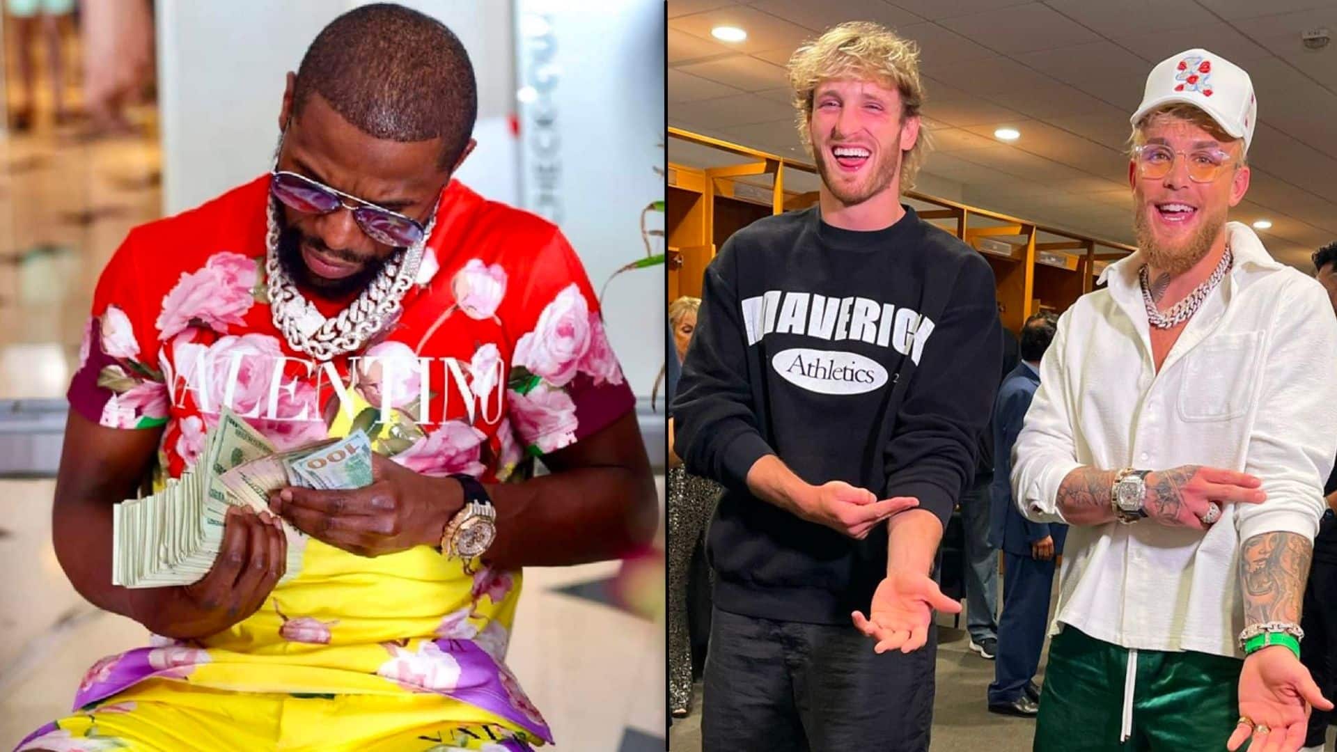 Floyd Mayweather reveals monthly income after Jake & Logan Paul