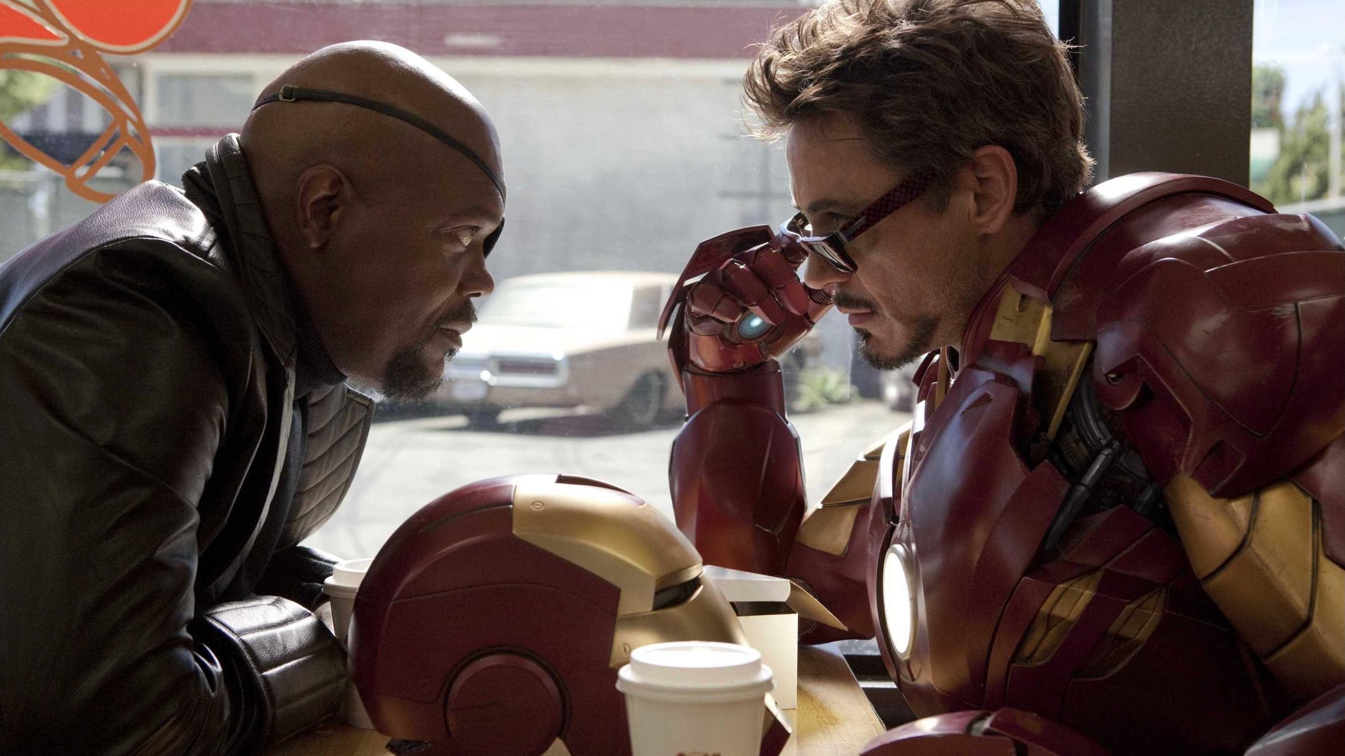 Nick-Fury-and-Tony-Stark-in-Phase-1-Marvel-Cinematic-Universe-Movie-Iron-Man-2