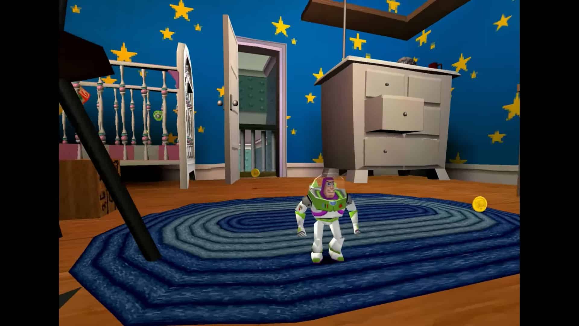 buzz lightyear looking at camera in toy story 2